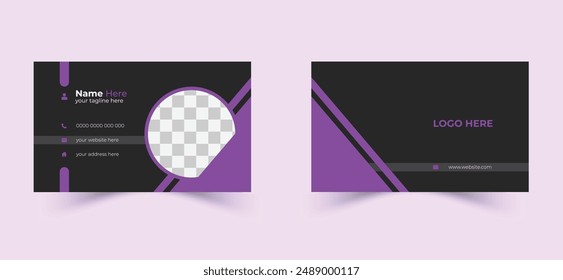 Clean and Creative: Modern Business Card Design Template,
Minimalistic Creative Clean Modern Corporate  Business Card  with Simple  Design Template