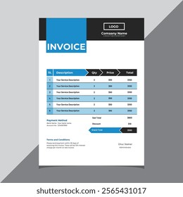 Clean and Customizable Invoice Template for Businesses