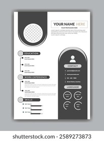 Clean CV Template for Job Seekers