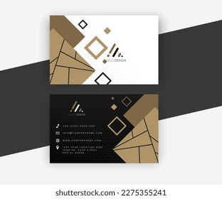 clean dark business card,abstract business card,information chit