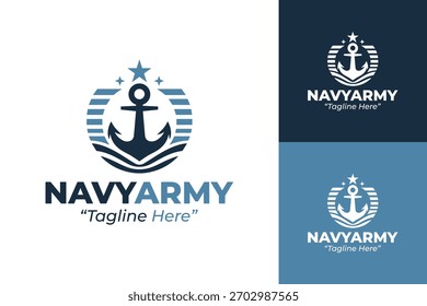 Logotipo limpo focado na defesa simbolizando força, estratégia e trabalho em equipe coordenado.