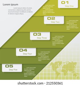 Clean Design modern template/graphic or website layout for presentation. Vector.