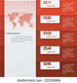 Clean Design modern template/graphic or website layout for presentation. Vector.