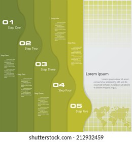 Clean design modern template/graphic or website layout for presentation. Vector.