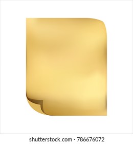 Clean detailed an ancient scroll of papyrus on a white background vector illustration