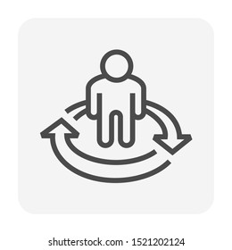 Clean drinking water icon design for water drinking purification concept design, editable stroke.