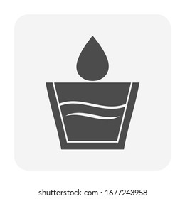 Clean drinking water icon design for water drinking purification concept design.