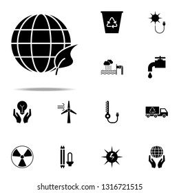 Clean earth Clean earth icon. Energy icons universal set for web and mobile