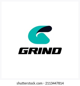 Clean and easy use logo for G or another g shape