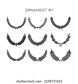Clean and easy use ornament vector