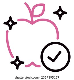 Clean Eating icon illustration can be used for web, app, infographic, etc