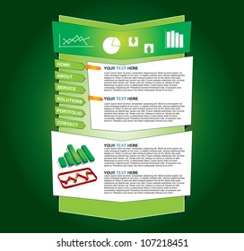 Clean editable business web page template