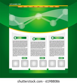 Clean editable  business web page template