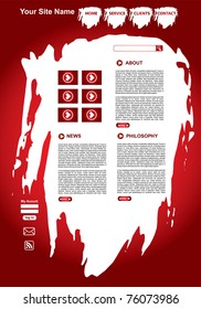 Clean editable business web page template