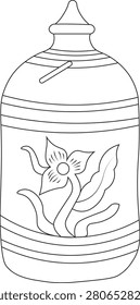 Clean and editable money save bank outline vector illustration. Simple line art icon of a piggy bank style savings container, perfect for finance, banking, budgeting, education, web, app, infographic, and print design projects.