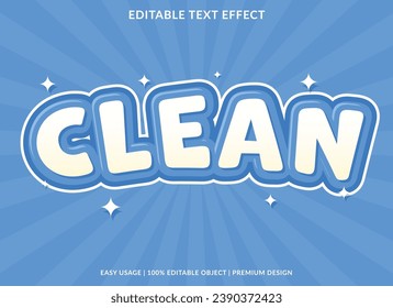 clean editable text effect template use for business logo and brand