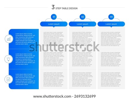Clean and effective table layouts in PowerPoint using a straightforward 3-step design process. Ideal for professional presentations.