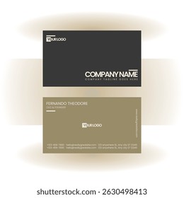 Carte De Visite Entreprise Propre Et Élégante