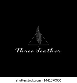 clean, elegant and eye catching feather logo design