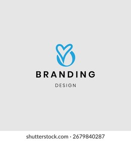 A clean and elegant logo featuring a heart inside an ellipse. It represents love, unity, and smooth connection. The soft curves give a modern and friendly feel, perfect for personal brands or relation