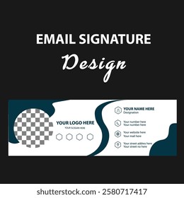  clean email signature  template design