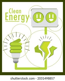 clean energy green card style