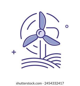 Clean Energy Icon Illustrating innovative technologies and practices for sustainable and renewable energy production.