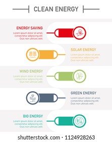 Clean Energy Infographic Icons