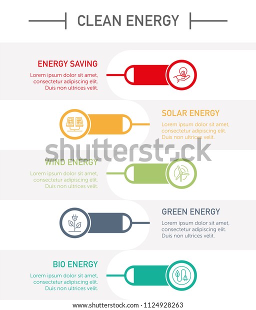 Clean Energy Infographic\
Icons