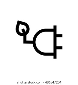 Clean energy line icon. Pixel perfect fully editable vector icon suitable for websites, info graphics and print media.