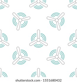 Clean energy seamless pattern design, Repeat textile design. Fabric print.