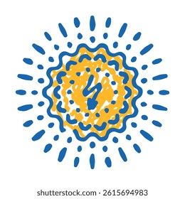 clean energy solar panel doodle icon sketch vector. clean energy solar panel sign. isolated symbol illustration