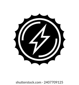 clean energy solar panel glyph icon vector. clean energy solar panel sign. isolated symbol illustration