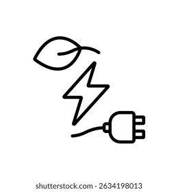 clean energy transition icon collection .design style with background