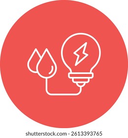 Clean Energy vector icon. Can be used for printing, mobile and web applications.