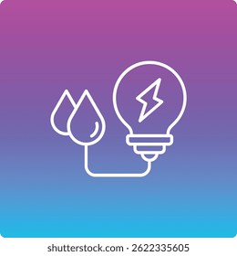 Clean Energy vector icon. Can be used for printing, mobile and web applications.