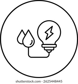 Clean Energy, Vektorsymbol. Kann für Druck-, Mobil- und Web-Anwendungen verwendet werden.