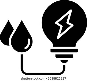 Clean Energy vector icon. Can be used for printing, mobile and web applications.