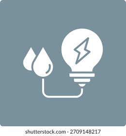 Clean Energy vector icon. Can be used for printing, mobile and web applications.