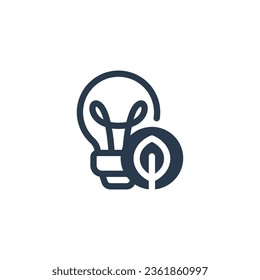 Clean Energy vector icon illustration