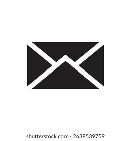 Clean envelope icon for email, message, or love letter concepts. Suitable for communication, Valentine greetings, or contact apps. Vector EPS.