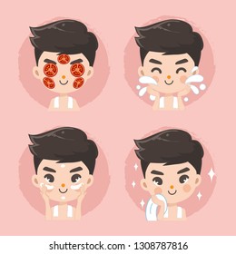 Clean the face and facial skin treatment tomato with radiant, youthful facial treatments for men.