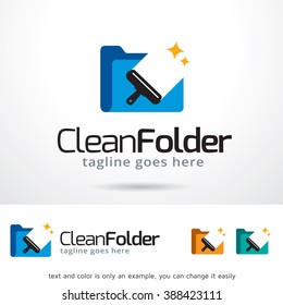 Clean Factory Logo Template Design Vector