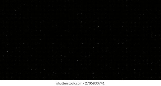Clean field and line flying through the Stars in Space.
