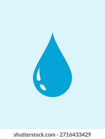 Clean flat design illustration of a liquid droplet. Perfect for nature conservation, plumbing services, skincare products, or weather app interfaces.
Simple blue raindrop graphic with white highlights. Ideal for environmental logos, clean water awareness campaigns, and modern corporate identity.
Water drop icon artwork. Blue raindrop shape, droplet logo. Graphic drip, oil splash.Water Splash, Blue water splash or drops isolated on blue background, rain splash, rain drop. Vector illustration