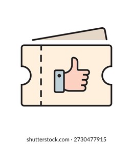 Conjunto de iconos de contorno plano limpio con pulgares hacia arriba y "me gusta" en varios contextos, como usuarios, redes sociales, Web, notificaciones, Configuraciones, Aprobación, calificación y Comentarios. Perfecto para UI, UX, App, Sitios web y marketing digital.