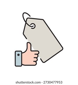 Clean flat outline icon set featuring thumbs up and “like” symbols in various contexts such as users, social media, web, notifications, settings, approval, rating, and feedback. Perfect for UI, UX, apps, websites, and digital marketing.