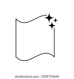 Clean floor surface icon on white background eps 10.