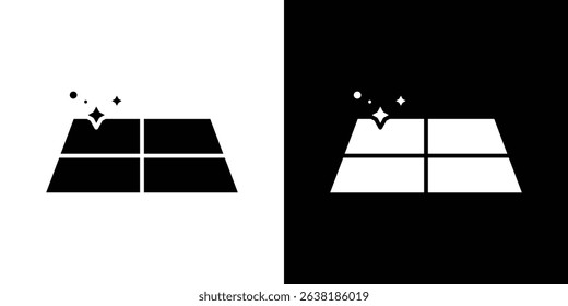 Clean floor surface icon symbols. Vector illustration.