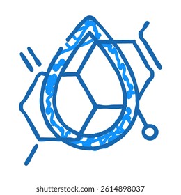 clean formula label product caution doodle icon sketch vector. clean formula label product caution sign. isolated symbol illustration
